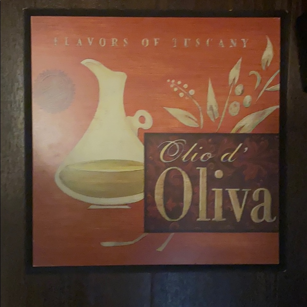 Cute olive oil art!
